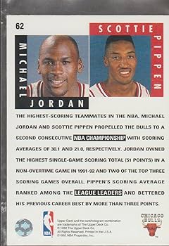 NBAカード MICHAEL JORDAN×SCOTTIE PIPPEN 1996 Hoops head to head Michael Jordan - Scottie pippen #HH2